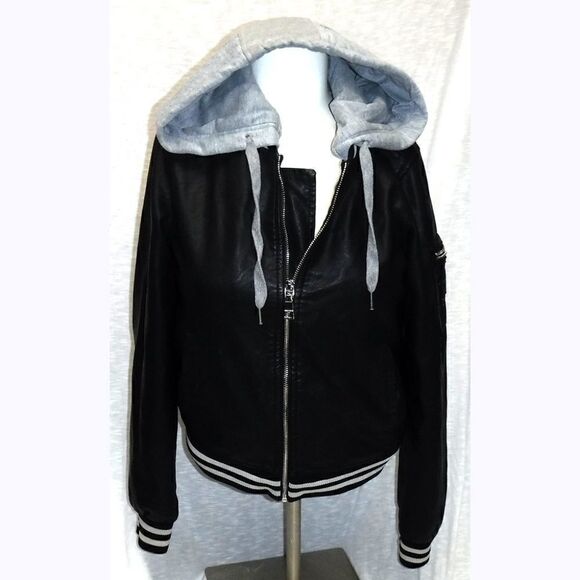 Madden black sequin star puffy jacket - Picture 3 of 4